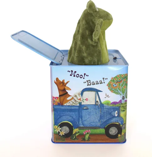 Miniatura 3 de YOTTOY Little Blue Truck Collection Little Blue Truck Jack-in-The-Box - Juguete de peluche infantil con música, 5.5 x 5.5 x 5.5 pulgadas