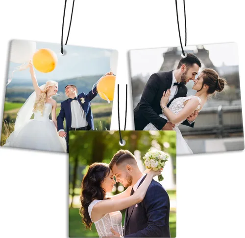 Miniatura 13 de Ambientador personalizado para automóvil, ambientadores personalizados, ambientador personalizado con foto de doble cara, para armario, baño