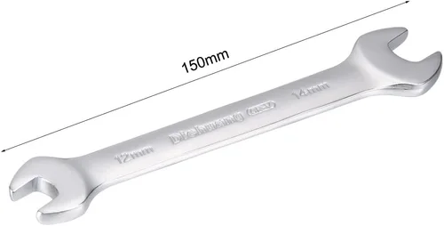 Miniatura 2 de uxcell Llave métrica doble de extremo abierto 0.472 in x 0.551 in