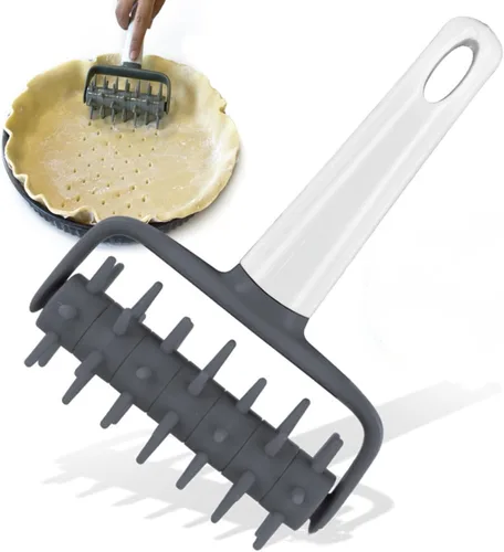 Rodillo para masa de pizza, asesino de burbujas y ampollas, ahorrador de tiempo para hacer pizza en casa y cocina, accesorio de herramienta de