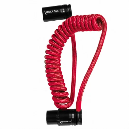Miniatura 4 de KONDOR BLUE Cable XLR de ángulo recto de perfil bajo en espiral de 12-24 pulgadas, 3 pines macho a hembra Conectores de ángulo ajustable, audio