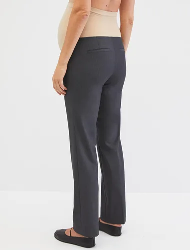 Miniatura 8 de Motherhood Maternity Pantalón de pierna recta bi-elástico para mujer, ajuste secreto