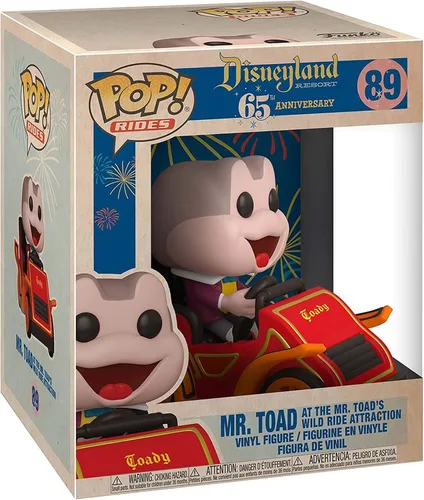 Miniatura 2 de Funko Pop! Ride: Disney 65th - Mr. Toad in Car, rojo, 6 pulgadas