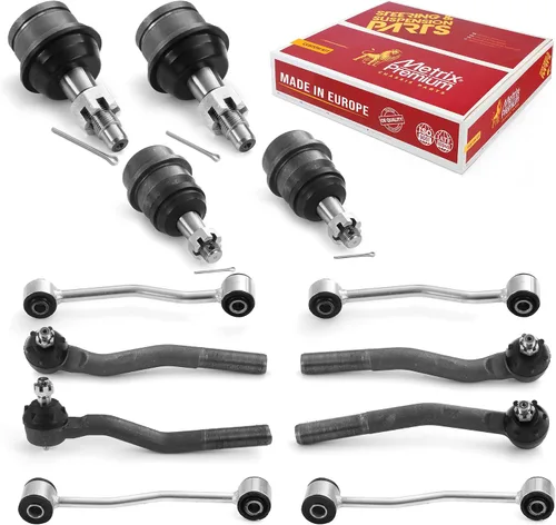 Miniatura 50 de Metrix Premium Chassis Parts - Kit de suspensión delantera de 10 piezas para BMW X5 2007-2013, BMW X6 2008-2014, reemplazo, fabricado en Europa
