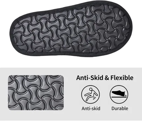Miniatura 5 de Hot-German-Shepherd-Dog - Pantuflas peludas de algodón para el hogar en invierno, pantuflas de felpa unisex de dos tamaños