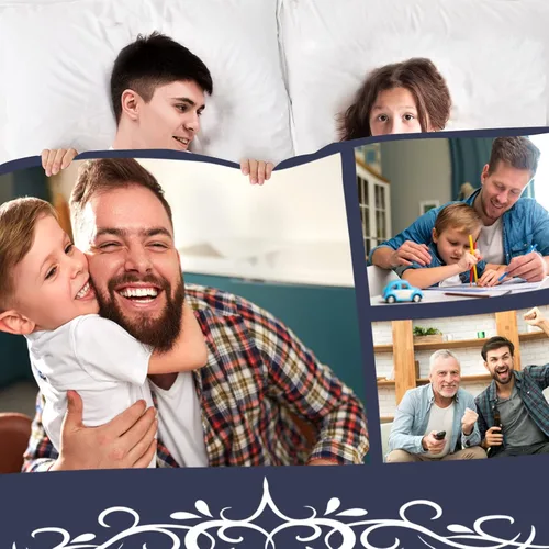 Miniatura 76 de Manta personalizada con foto/texto, manta con imagen personalizada, regalos de amor, regalos personalizados para parejas para novio, novia, esposa