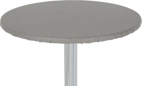 Miniatura 11 de Yourtablecloth Mantel redondo ajustable de vinilo resistente con parte trasera de franela de colores vibrantes, mantel elástico ideal para comedor