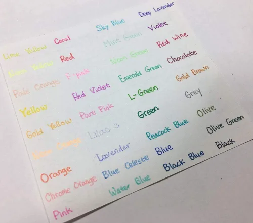 Miniatura 3 de MONAMI Plus Pen 3000 bolígrafos de punta de fieltro, punta fina (0.016 in), para colorear, dibujar/diario, colores surtidos, paquete de 24