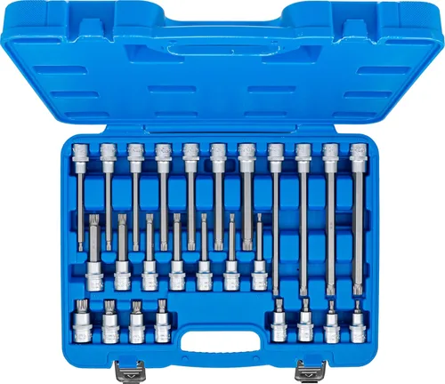Miniatura 4 de BGS 5180 Juego de llaves de vaso Unidad de 0.492 in (1/2") Spline (para XZN) M4 - M16 26 uds.