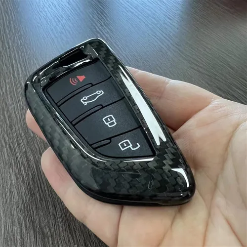 Miniatura 2 de G Brand Para Toyota GR Supra A90 TRD MK5 2019 2020 2021, funda para llave inteligente con control remoto de fibra de carbono genuina para automóvil