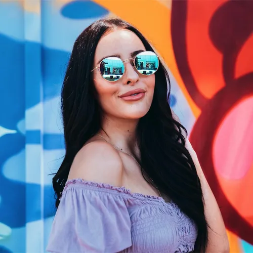 Miniatura 20 de Wearme Pro, modernos lentes de sol con lente redondo reflectante