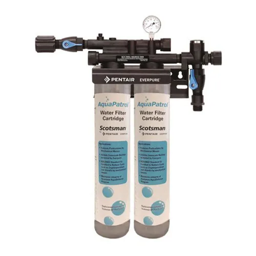 Scotsman AP2-P AquaPatrol Plus Sistema de filtración de agua doble para máquinas de hielo y equipos de bebidas, NSF