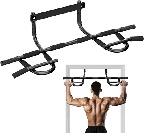 Miniatura 11 de TOPOKO Pull Up Bar for Doorway, Heavy Duty Chin Up Station for Home Gym, Multi-Grip or Adjustable Door Frame Exercise Equipment for Upper Body