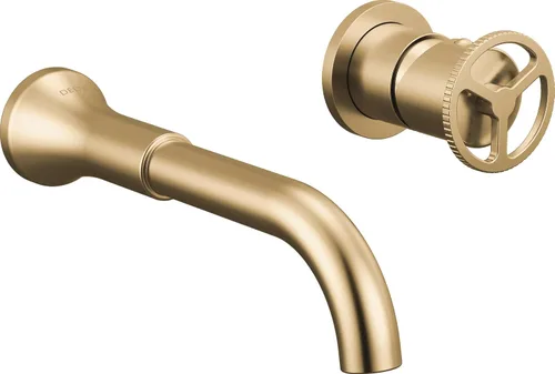 Miniatura 10 de Delta Faucet Trinsic vestiduras de llave para lavabo, de montaje de pared, con mango individual, T3559LF-BLWL Negro mate