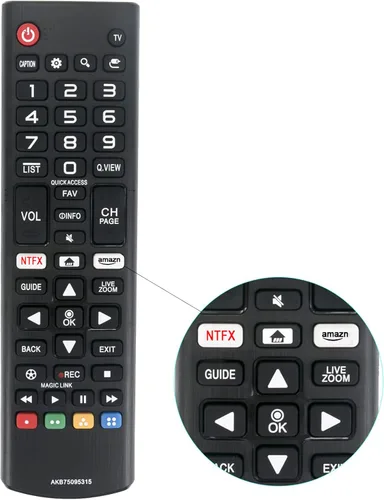Miniatura 2 de AKB75095315 Reemplazo de control remoto para LG Smart TV OLED55B8PUA OLED65B8PUA 49UK6200PUA 55UK6200PUA 43UK6200PUA 65UK6200PUA 65SK9000PUA