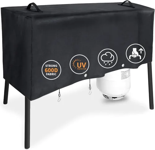 Grisun Cubierta de patio para estufas Camp Chef de 3 quemadores, impermeable, antidecoloración, funda de estufa de 3 quemadores para PRO90, PRO90X,