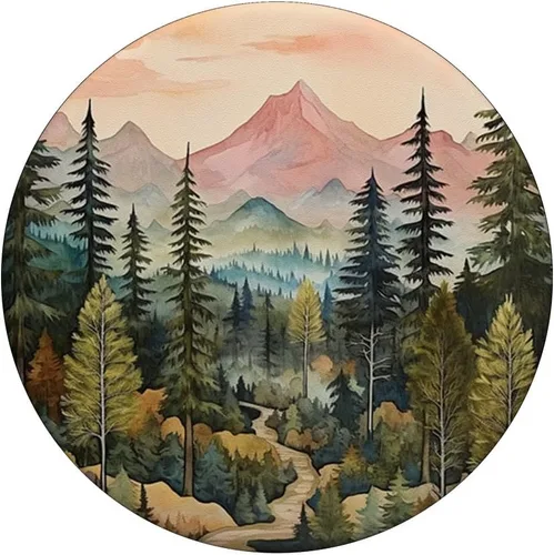 Miniatura 3 de Montañas Silvestre Bosque Senderismo Pino Naturaleza PopSockets Estándar PopGrip