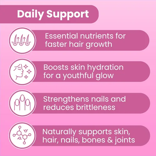 Miniatura 5 de Sanar Naturals Píldoras de Colágeno con Biotina, Vitamina C - Mejora la salud del cabello, la piel y las uñas - Promueve el crecimiento del cabello