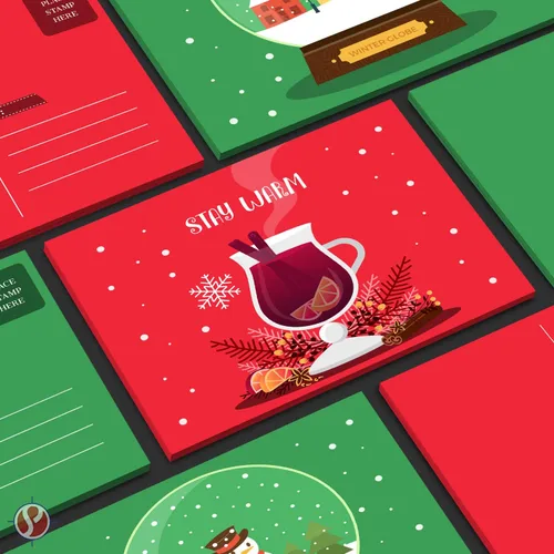 Miniatura 4 de Papel de Navidad para tarjetas de Navidad, cartulina roja y verde de 8.5 x 11 pulgadas para tarjetas de felicitación, arte y manualidades