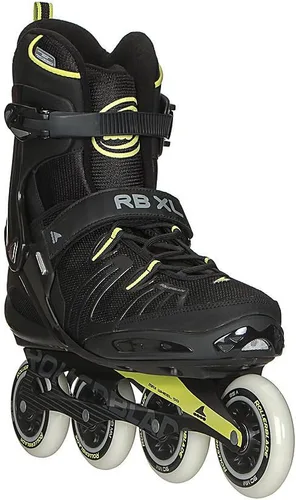 Miniatura 8 de Rollerblade RB XL - Patines en línea para hombre, color negro y lima, patines en línea de alto rendimiento