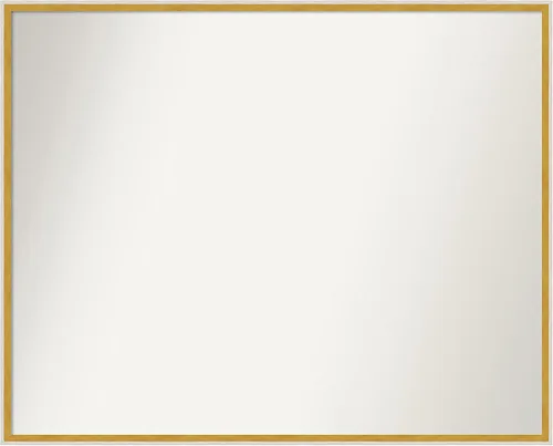 Miniatura 880 de Amanti Art Espejo de baño blanco para sobre el fregadero, 32 x 45 pulgadas, espejo de tocador rectangular blanco esbelto, marco de madera moderno