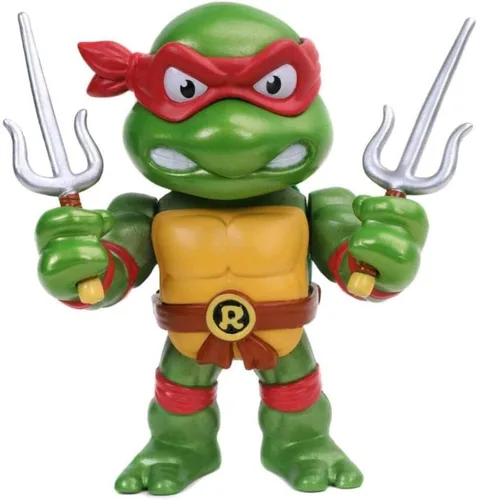 Jada Toys Teenage Mutant Ninja Turtles 4 "" Raphael - Figura fundida a presión, juguetes para niños y adultos, rojo