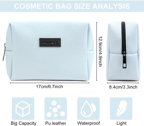 Miniatura 3 de Bolsa de maquillaje, Azul