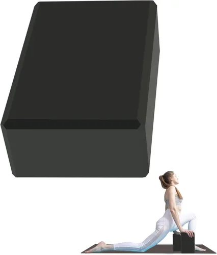 Miniatura 18 de Bloque de yoga - Espuma EVA de látex sin soporte - Superficie antideslizante suave con bisel para yoga, pilates, meditación - Accesorios de yoga