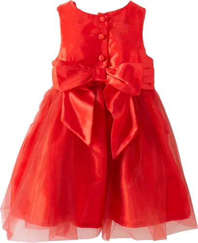 Miniatura 2 de Mud Pie Vestido de fiesta roseta roja para niña