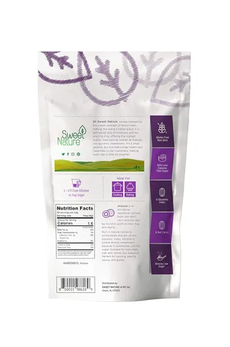 Miniatura 2 de Sweet Nature Edulcorante de alulosa - Sustituto ideal sin azúcar para diabéticos - Keto, sin gluten, bajo en carbohidratos, bajo en calorías, bajo