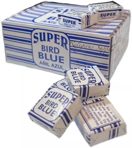 Generic Añil cubitos de añil azul santeria cubos azules 48 piezas por caja cascarilla santeria religion ifa añil yemaya santeria elegua santeria,