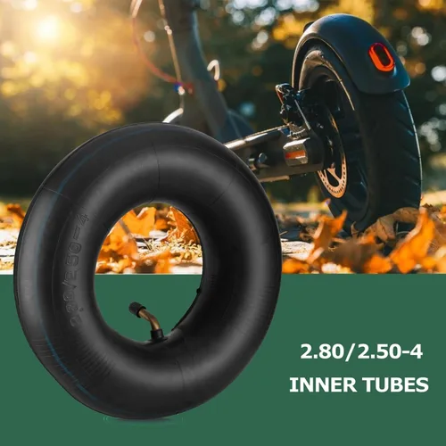 Miniatura 4 de 2.80/2.50-4 Tubo interior 2.80-4 2.50-4 Tubos de repuesto para neumáticos con vástago de válvula doblado para carretillas, scooters, camiones