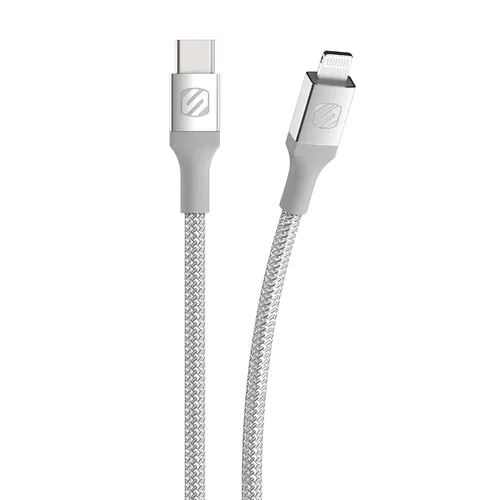 Miniatura 7 de Scosche HDCI4B4SG-SP Strikeline - Cable trenzado de carga y sincronización premium con certificación MFi para dispositivos Lightning y USB-C, 4 Negro