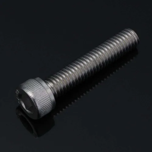 Miniatura 4 de Juego surtido de 50 tornillos de cabeza hueca, M6 x 0.315 in, 0.394 in, 0.472 in, 0.630 in y 0.787 in, acero inoxidable 304, acabado brillante