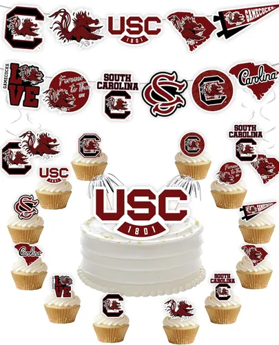 Miniatura 23 de Suministros de fiesta de la Universidad de Alabama para fútbol de Bama, regalo de cumpleaños Roll Tide, pancarta de fiesta de graduación de UA