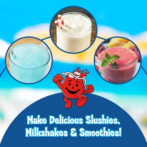 Miniatura 7 de Nostalgia Kool-Aid Slush 'N Go - Licuadora personal para batidos, granizados, batidos y mezclas de frutas, incluye dos botellas de viaje de 15