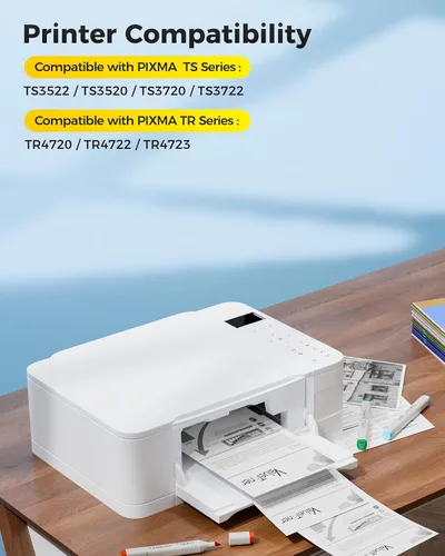 Miniatura 2 de 275XL PG-275 - Cartucho de tinta negra para Canon 275 de alta capacidad compatible con impresoras Canon Pixma TR4720 TS3720 TS3522 TR4722 TS3722
