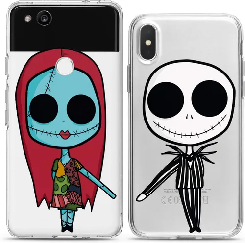 Miniatura 18 de Fundas a juego para parejas compatibles con Google Pixel 7 6a Pro 5 XL 5a 4a 5G 2 XL 3 XL 3a XL 4 regalo transparente lindo dinosaurio divertido