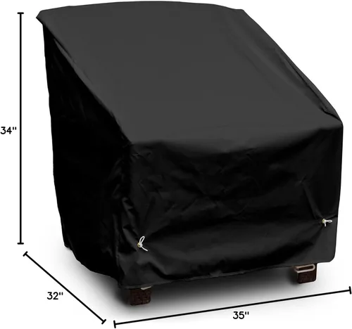 Miniatura 6 de KoverRoos Weathermax 76150 - Funda para silla de asiento profundo, 34 pulgadas de ancho por 35 pulgadas de diámetro por 32 pulgadas de alto