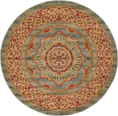 Miniatura 27 de Unique Loom Palace Collection - Alfombra Saray (2 pies x 3 pies 1 pulgada, rectangular, crema/marrón claro)