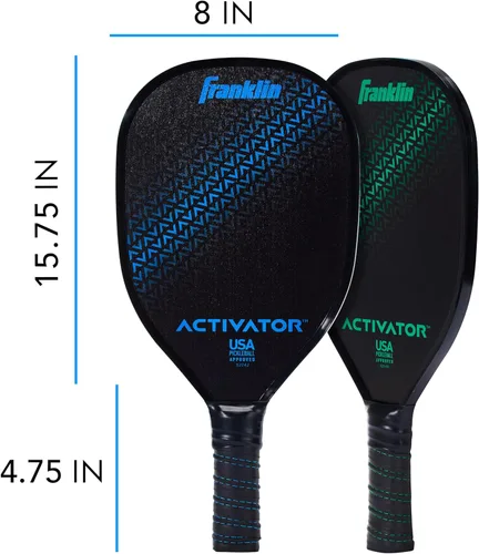 Miniatura 3 de Franklin Sports Juego de paletas y pelotas de pickleball - Raquetas de madera para pickleball + bolas - Activador - Aprobado por USAPA Juego
