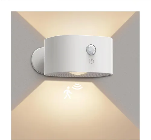 Miniatura 11 de Deyagoo 2PACK Lámpara de pared LED con control remoto - Lámpara de pared recargable, 3 colores y 3 niveles de brillo, cabezal giratorio magnético