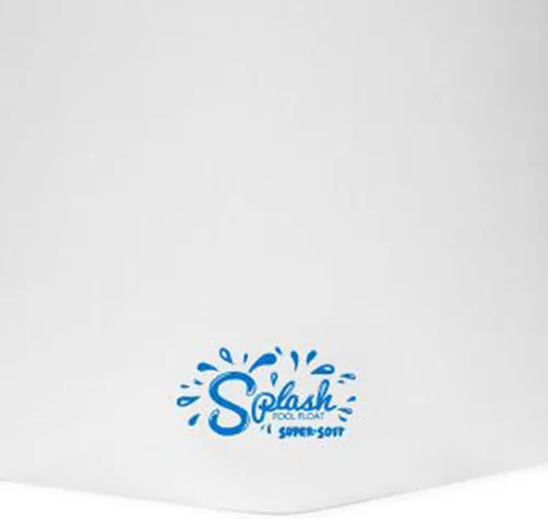 Miniatura 8 de TRC Recreation Foam Swimming Pool Float, Floating Water Lounger, Splash 1.25” Blanco