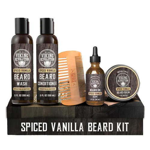 Miniatura 12 de Viking Revolution Acondicionador definitivo para el aseo de la barba de los hombres, suaviza, suaviza y alivia la picazón de la barba, contiene