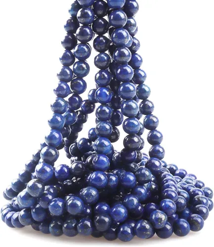 Miniatura 21 de Cuentas sueltas redondas de piedra natural de amatista de 8mm, cuentas para hacer joyas y manualidades DIY, 1 cordón de 15 pulgadas, aproximadamente