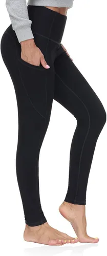 Miniatura 4 de Pantalones de yoga ALONG FIT para mujer con bolsillos leggings de compresión y control de panza