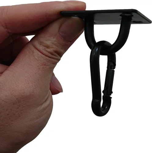 Miniatura 3 de MANSHU Ganchos de techo de acero inoxidable, ganchos de techo Almohadilla Ojos Placa Gancho de hardware marino con tornillos.