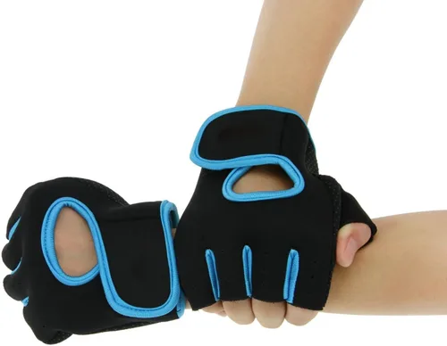 Miniatura 2 de Fakeface Guantes de entrenamiento fundamentales sin dedos Deporte Levantamiento de pesas Ciclismo Equitación Fitness Gimnasio Ejercicio Entrenamiento