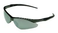 Kimberly-Clark 22475 Jackson Safety V30 Nemesis - Gafas de seguridad, montura negra, lente AF humo (paquete de 12)