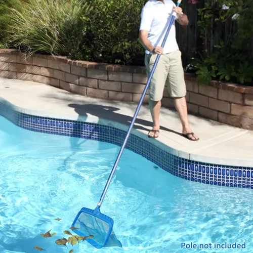 Miniatura 8 de Poolvio Red Recolectora de Hojas para Piscina, Red de Rastrillo de Malla Fina con Bolsa Profunda de Doble Capa, Marco Reforzado - Redes